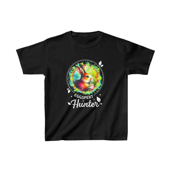 Easter Egg Hunter Eggspert Bunny Easter Outfit Kids Easter Boys Shirts