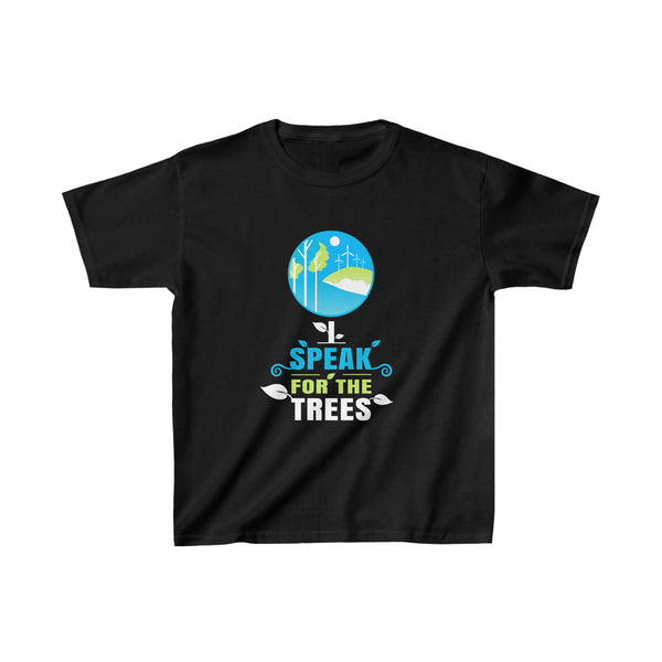 I Speak For Trees Planet Save Earth Day Graphic Boys Tshirts