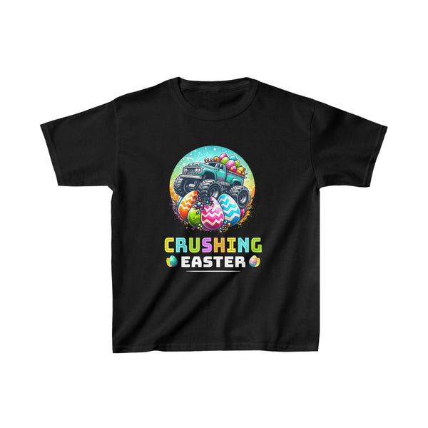 Easter Outfit for Toddler Boys Easter Truck Monster Truck Shirts for Boys