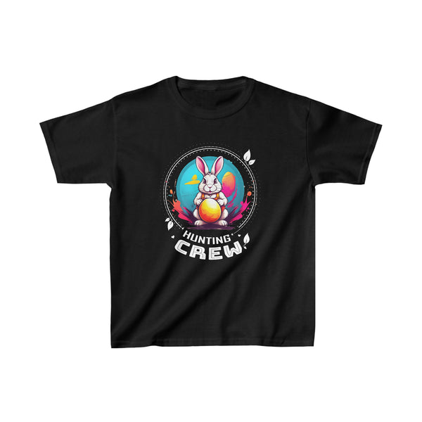 Boys Happy Easter Bunny Rabbit Easter Eggs Toddler Egg Hunt T Shirts for Boys