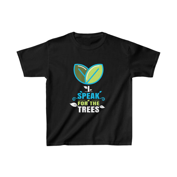 I Speak For Trees Planet Save Earth Day Graphic Boys Shirt