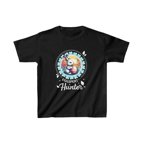 Boys Happy Easter Bunny Rabbit Easter Eggs Toddler Egg Hunt Boys Tshirts