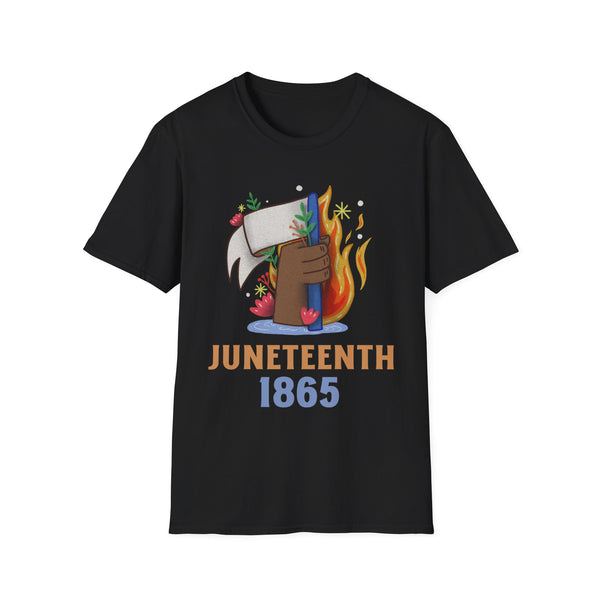 Juneteenth T-shirt for Men Freedom Day Mens Black Pride Tee