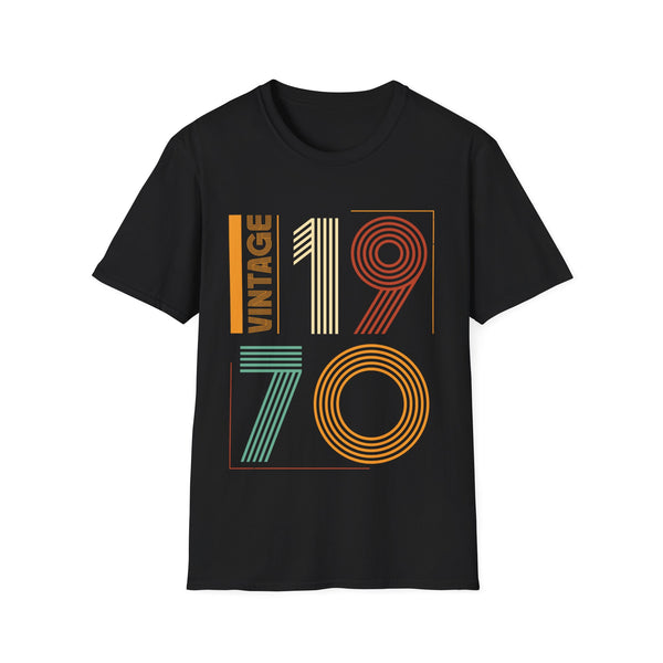 Vintage 1970 TShirt Men Limited Edition BDay 1970 Birthday Men Shirts