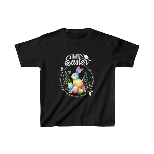 Easter Bunny Spring Rabbit Easter Egg Hunting Shirt Easter Boys Shirts