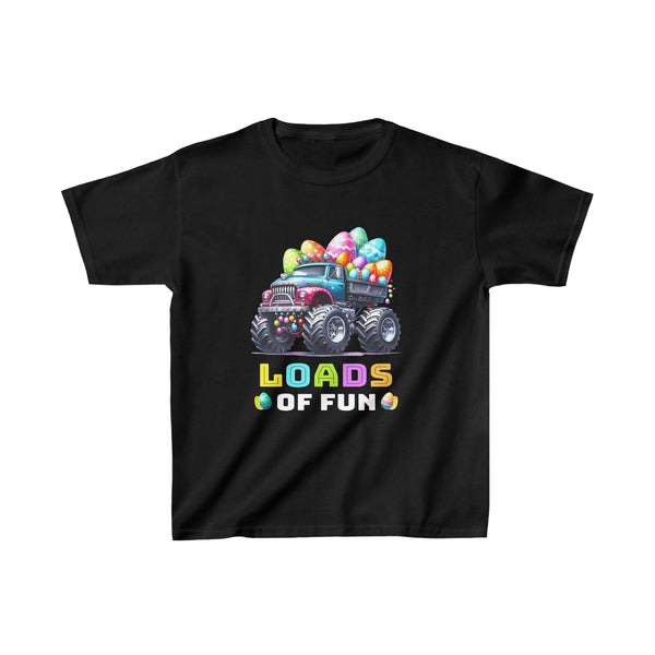 Boys Happy Easter Monster Truck Easter Eggs Toddler Boys Shirt