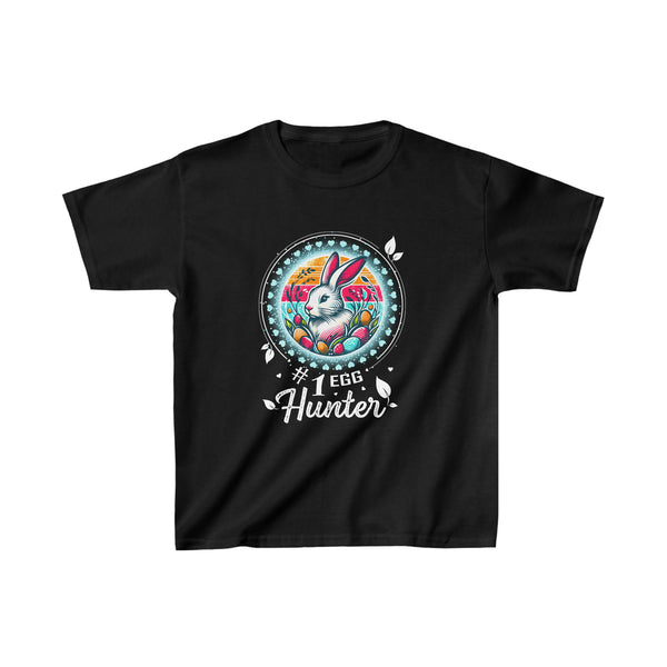 #1 Easter Egg Hunter Bunny Toddler Boy Easter Shirt Easter Shirts for Boys