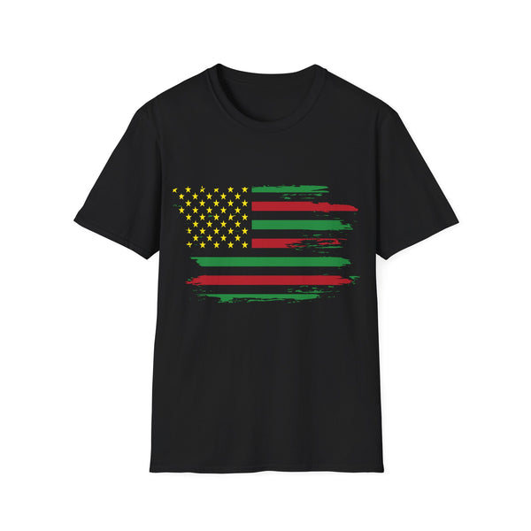 Juneteenth T-shirt for Men Freedom Day Mens Black Pride Tee