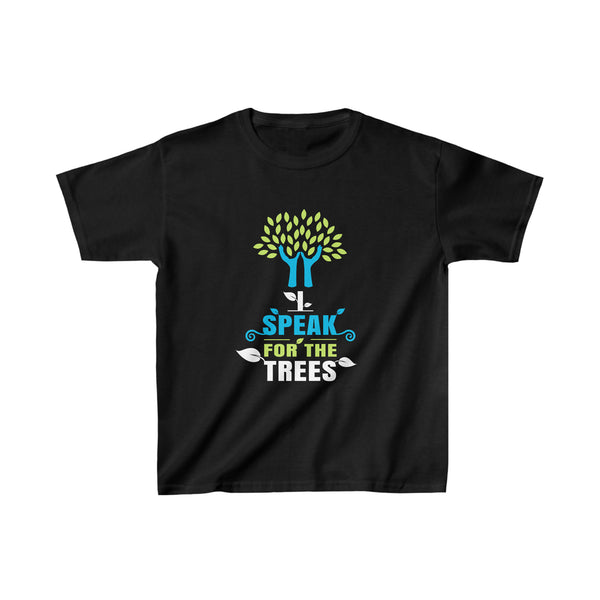 I Speak For Trees Planet Save Earth Day Graphic Boys Shirt
