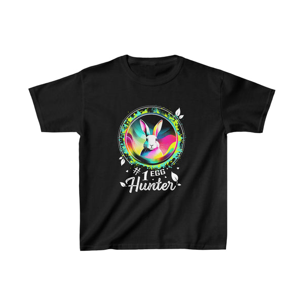 Boys Happy Easter Bunny Rabbit Easter Eggs Toddler Egg Hunt T Shirts for Boys