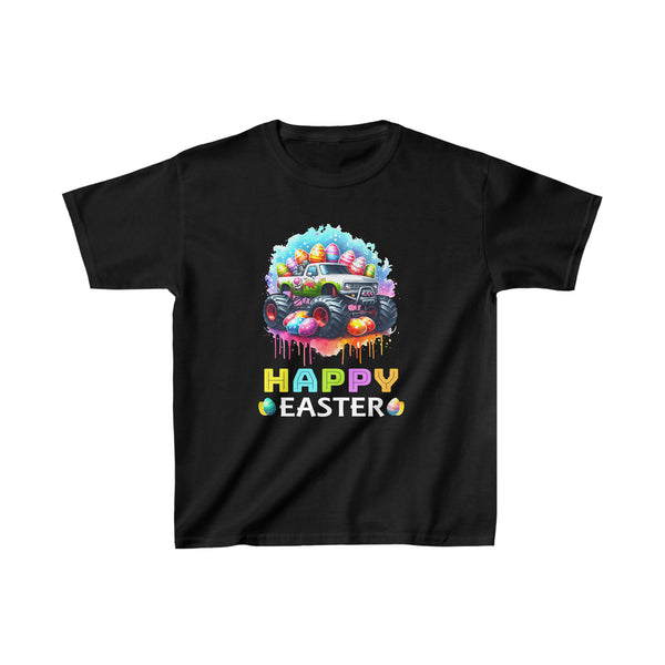 Easter Monster Truck Truck Easter Egg Hunting Shirt Easter Boys Shirt