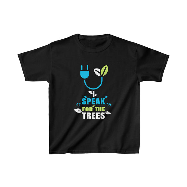 I Speak For The Trees Shirt Gift Environmental Earth Day Boys Tshirts