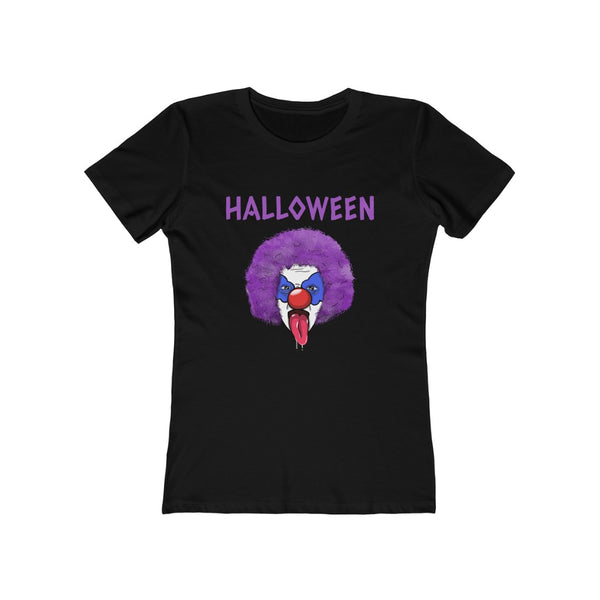 Purple Clown Halloween Tshirts Women Halloween Tops Clown Halloween Shirts for Women Halloween Gift for Her