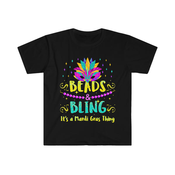 Mens Mardi Gras Shirt Beads and Bling It's a Mardi Gras Thing New Orleans Mardi Gras Outfit for Men