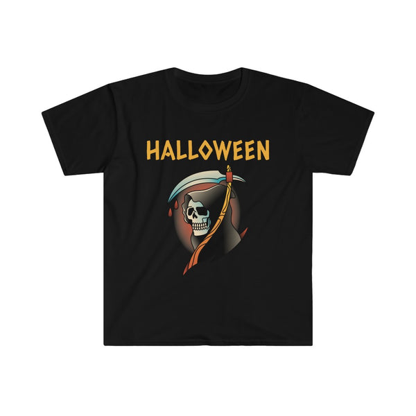 Bloody Skeleton Shirt Mens Halloween Shirt Halloween Gifts Grim Reaper Shirt Halloween Clothes for Men