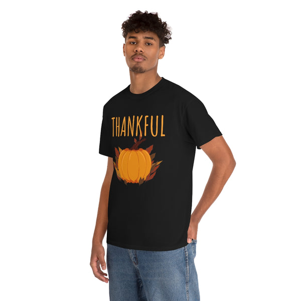 Mens Thanksgiving Shirt Plus Size Big and Tall Pumpkin Shirts Fall Shirts Plus Size Thankful Shirts for Men