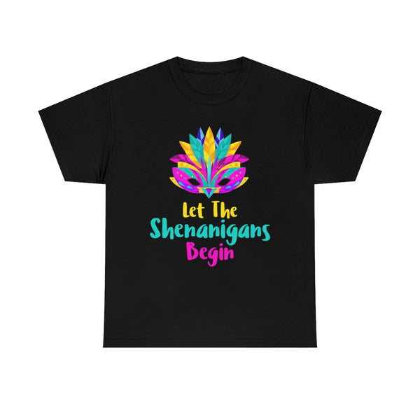 Funny Shenanigans Mardi Gras Shirt for Men Plus Size XL 2XL 3XL 4XL 5XL Mardi Gras Outfit for Men Plus Size