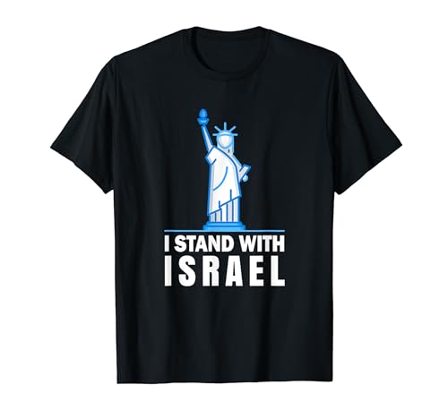 I Stand With Israel Jewish T-Shirt Israeli Flag Jewish T-Shirt