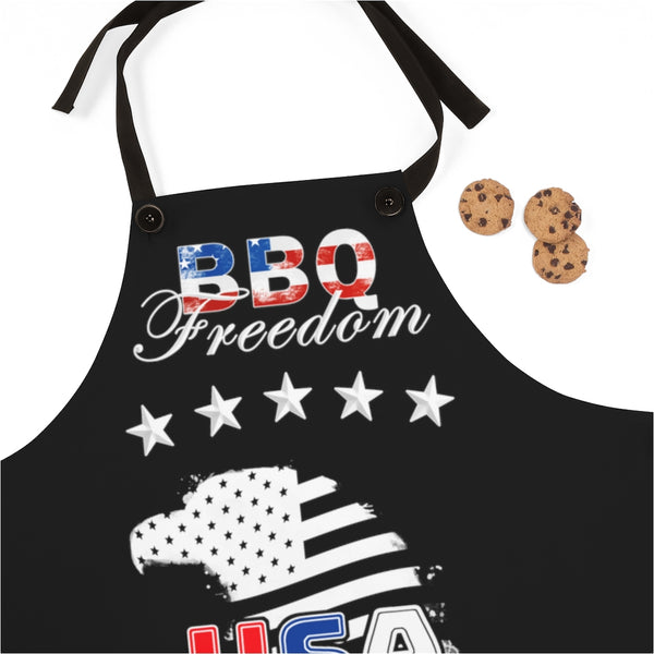 American BBQ Apron 4th of July BBQ Aprons for Men & Women USA Chef Apron Patriotic Grilling Gifts for Men