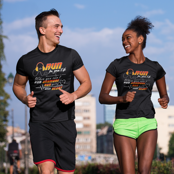 Funny Running TShirts for MEN Running Graphic Tees for Runners Marathon, 5k, 10k, Trail Running Runner Gifts - Fire Fit Designs