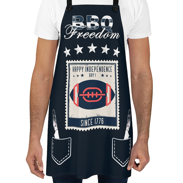 4th of July BBQ Aprons for Men & Women American Football BBQ Apron Grilling Gifts for Men USA Chef Apron