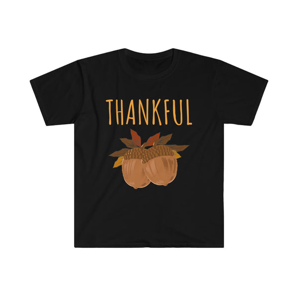 Mens Thanksgiving Shirt Fall Acorn Shirt Thankful Shirts for Men Funny Fall Shirt Funny Thanksgiving Shirts