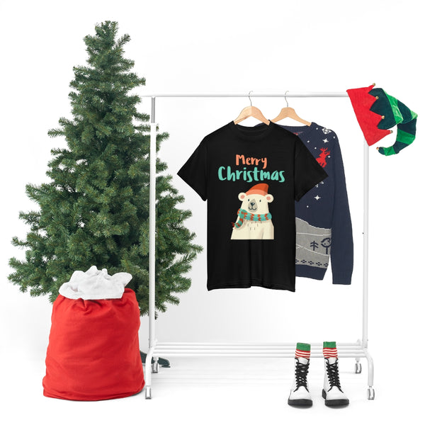 Funny Bear Big and Tall Christmas Tshirts Christmas Pajamas for Men Plus Size Christmas T Shirts for Men