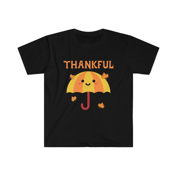 Funny Mens Thanksgiving Shirt Umbrella Shirt Thankful Shirts for Men Fall Graphic Tees Thanksgiving Shirts