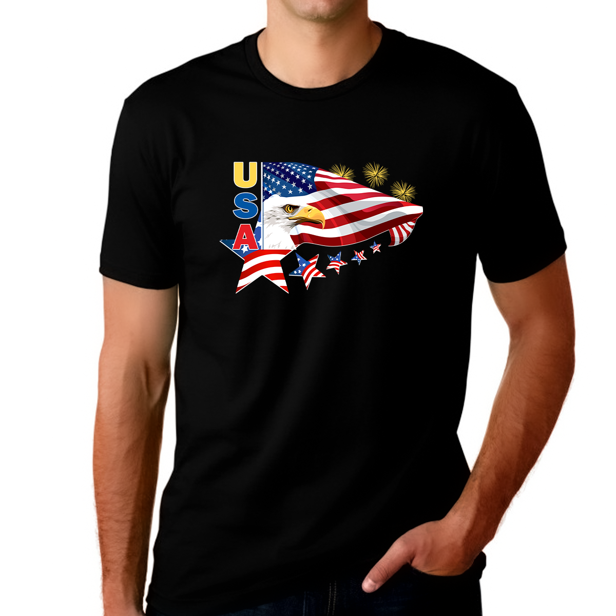 Patriotic shirts for discount men