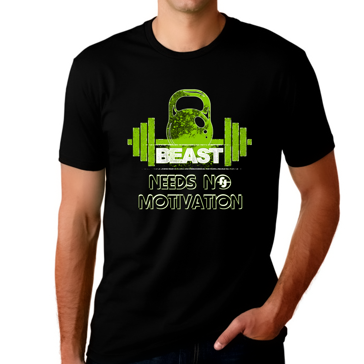 Graphic Tees for MEN and TEENS Motivational Workout Tops for MEN