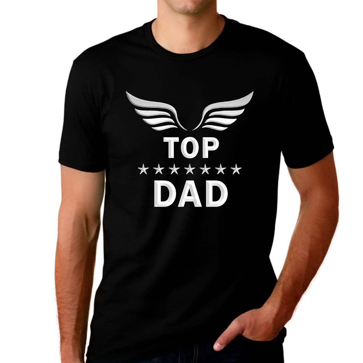 Fathers Day Shirts for Men - Top Dad Shirt - Fathers Day Gifts - Fathers Day Funny Dad Shirts Black / S
