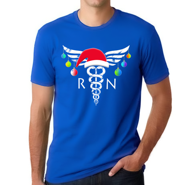 RN Gifts for Nurses Funny Christmas Nurse Shirt for Men Male Nurse Gifts for Men Nursing Student Gifts