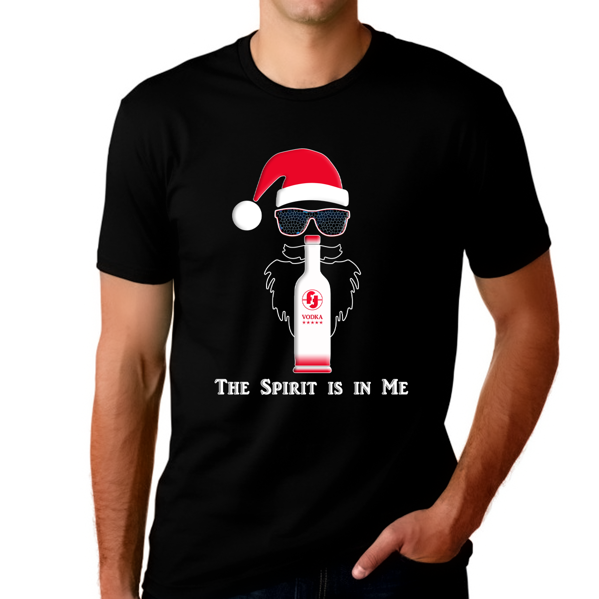 Christmas print cheap shirt mens