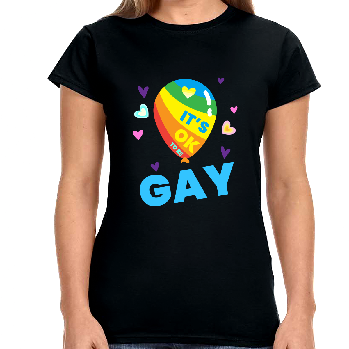 Its Ok To Be Gay Lgbt Rainbow Flag Shirt Lesbian Gay Pride Shirts For