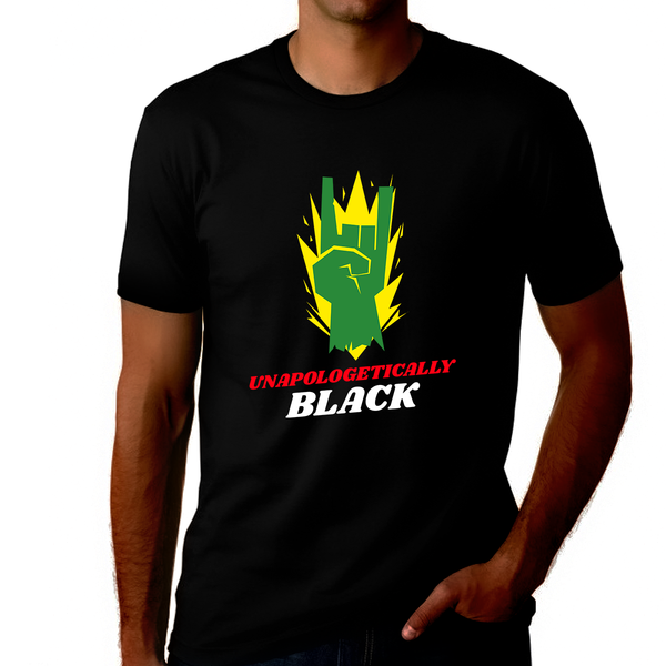 Juneteenth T-shirt for Men Freedom Day Mens Black Pride Tee