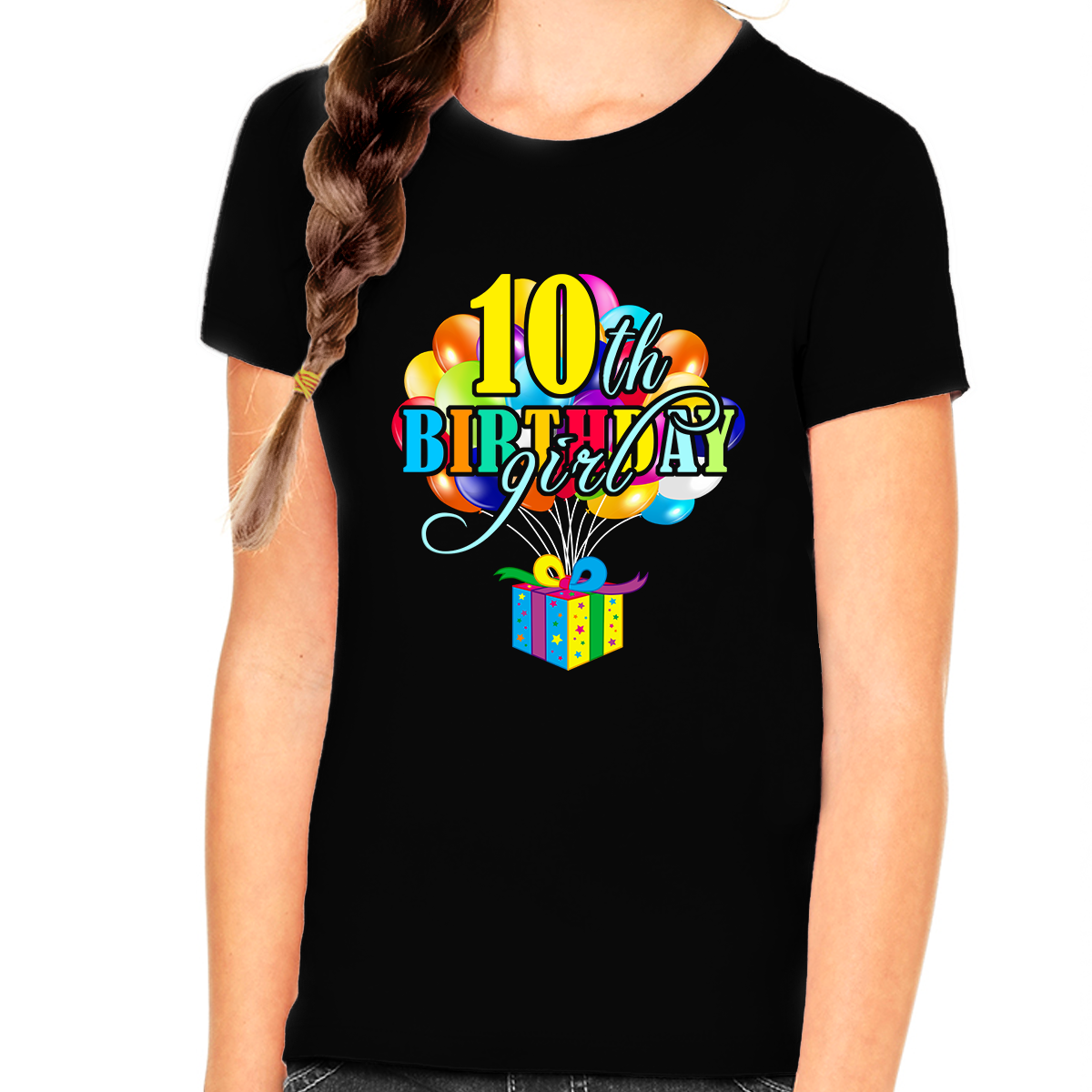 girls 10th birthday shirt