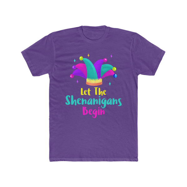 Funny Mardi Gras Shirt for Men Funny Let The Shenanigans Begin Mardi Gras Outfit for Men New Orleans