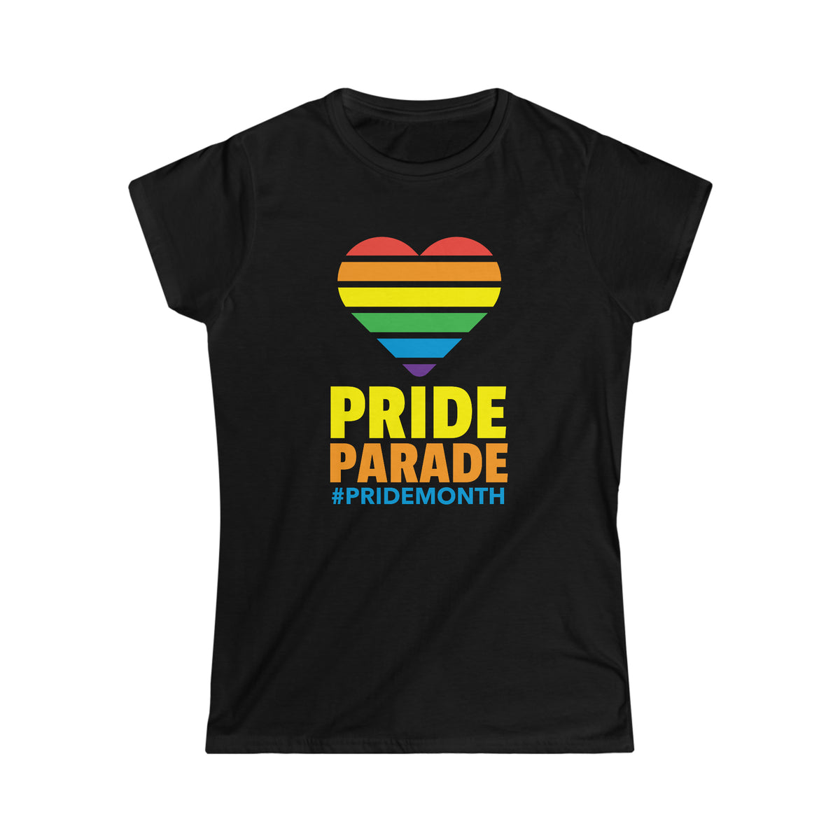 Pride Parade LGBTQ Pride Rainbow Flag Gay Lesbian Pride Ally Women Tops ...