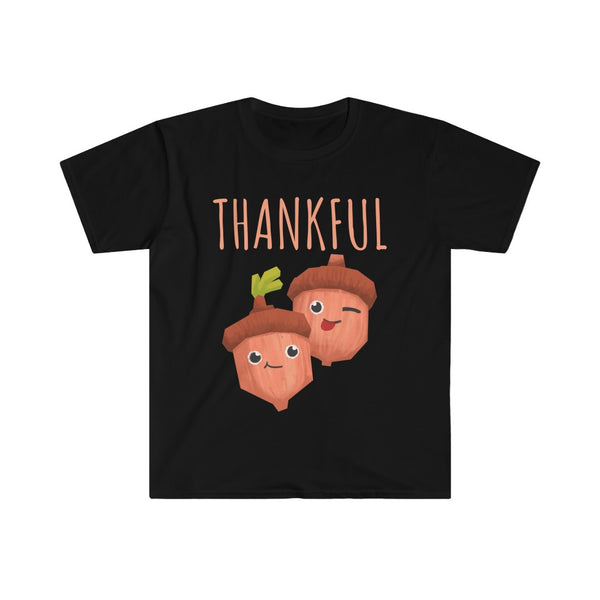 Mens Thanksgiving Shirt Cool Thankful Shirts for Men Acorns Shirt Fall Shirt Funny Thanksgiving Shirts
