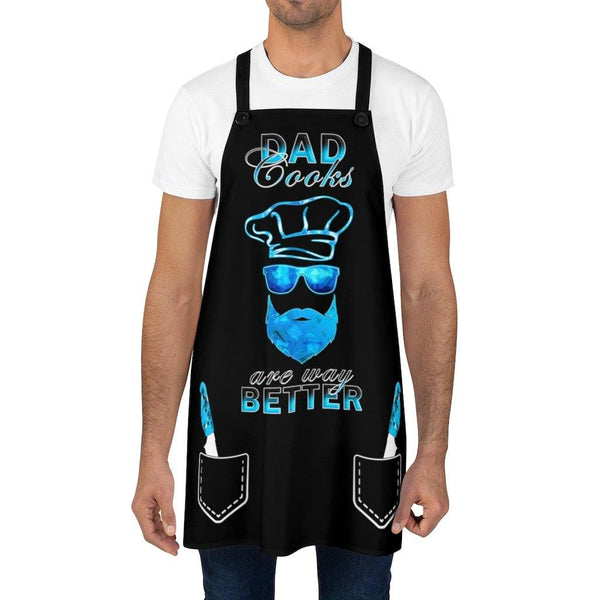 Fathers Day Apron BBQ Aprons for Men Chef Apron Funny Dad Apron Kitchen Aprons for Men Grilling Gifts for Men - Fire Fit Designs