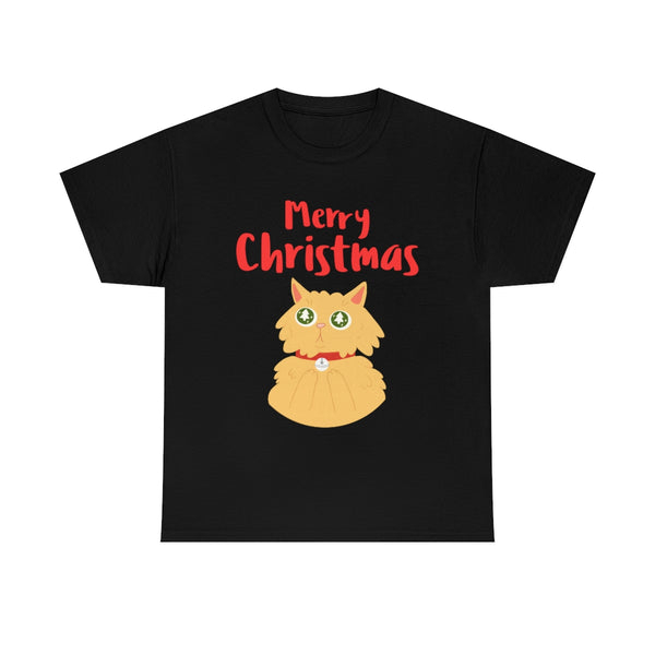 Funny Cat Funny Big and Tall Christmas Shirts for Men Plus Size Christmas T Shirts for Men Plus Size