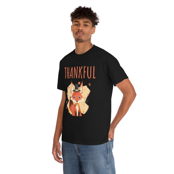 Big and Tall Thanksgiving Shirts for Men Cool Fox Shirt Fall Shirts Men Plus Size Thankful Shirts for Men