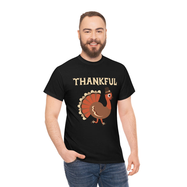 Thanksgiving Shirt for Men Plus Size Funny Turkey Shirt Plus Size Fall Shirt Funny Thankful Shirts for Men