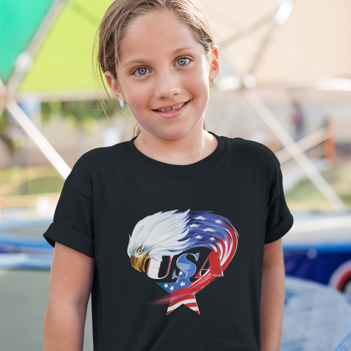 American flag t outlet shirt for girls