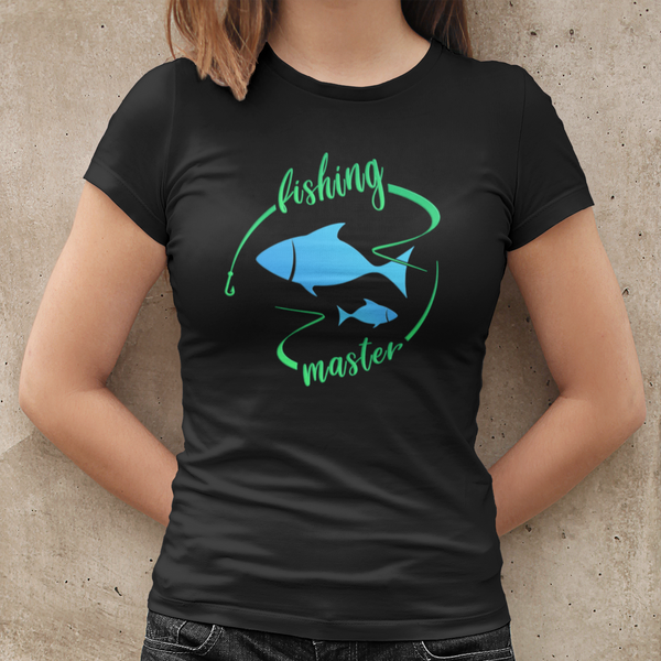 Fishing Shirts for Women - Fishing Shirt - Womens Fishing Shirts - Fishing Master T-Shirt - Fishing Gift Shirt