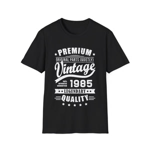 Vintage 1985 T Shirts for Men Retro Funny 1985 Birthday Mens Shirt