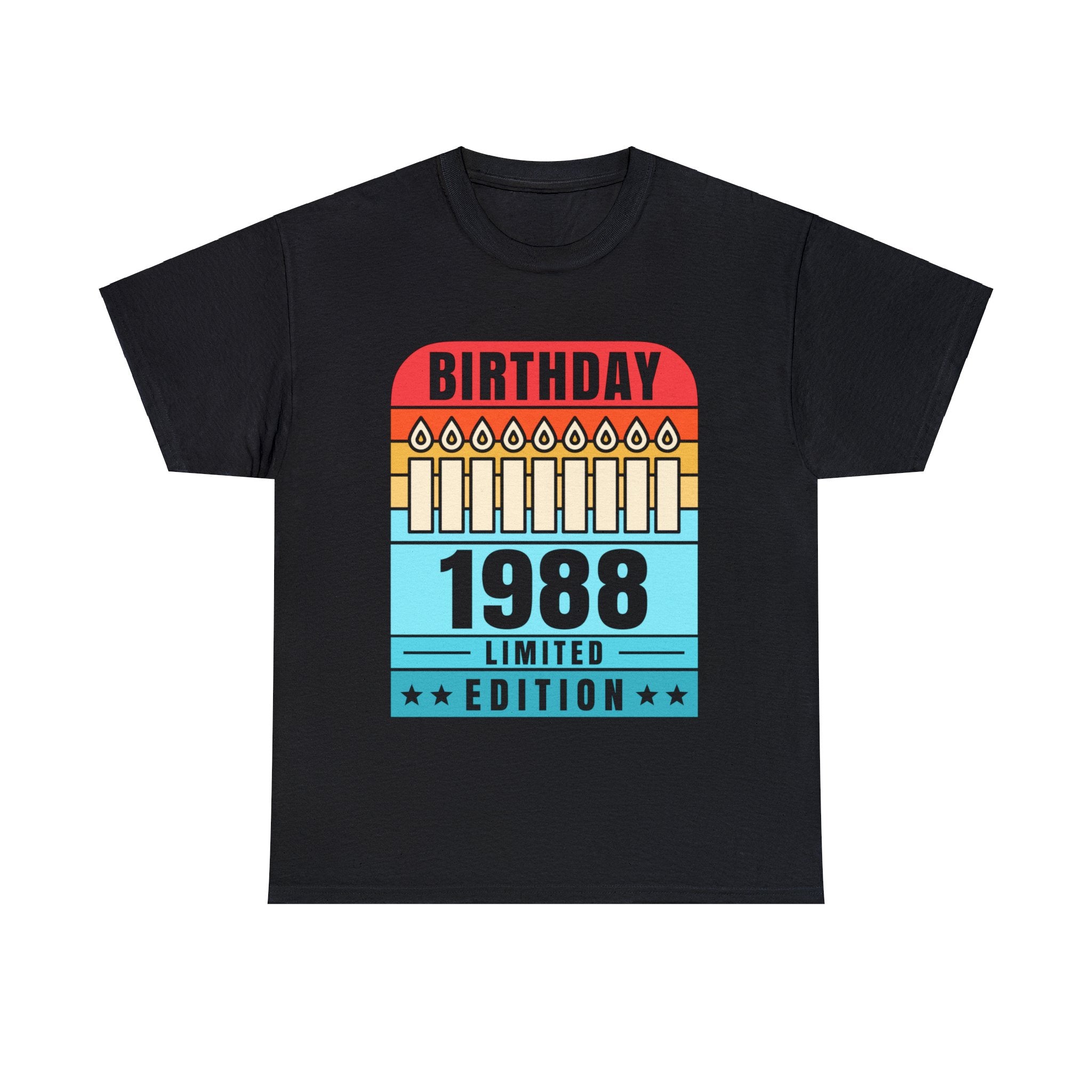 Vintage 1988 TShirt Men Limited Edition BDay 1988 Birthday Mens T Shirts Plus Size Big and Tall