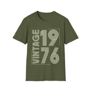 Vintage 1976 T Shirts for Men Retro Funny 1976 Birthday Mens Shirt