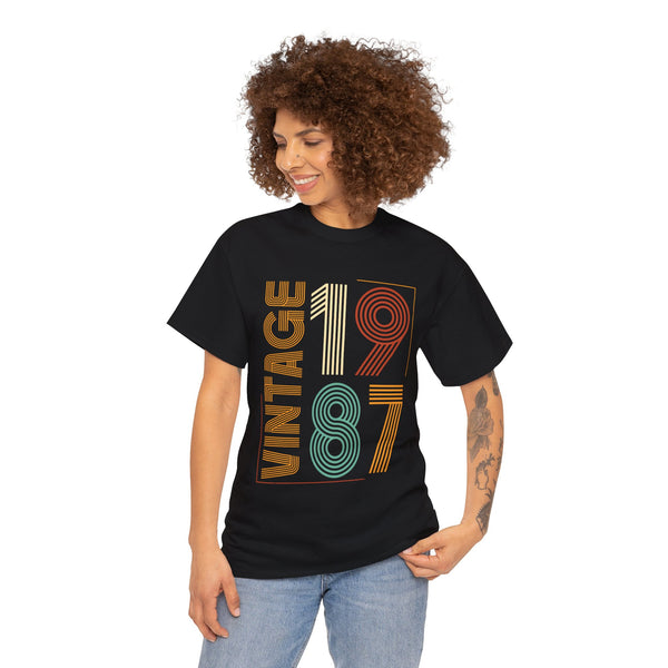 Vintage 1987 TShirt Women Limited Edition BDay 1987 Birthday Women Shirts Plus Size