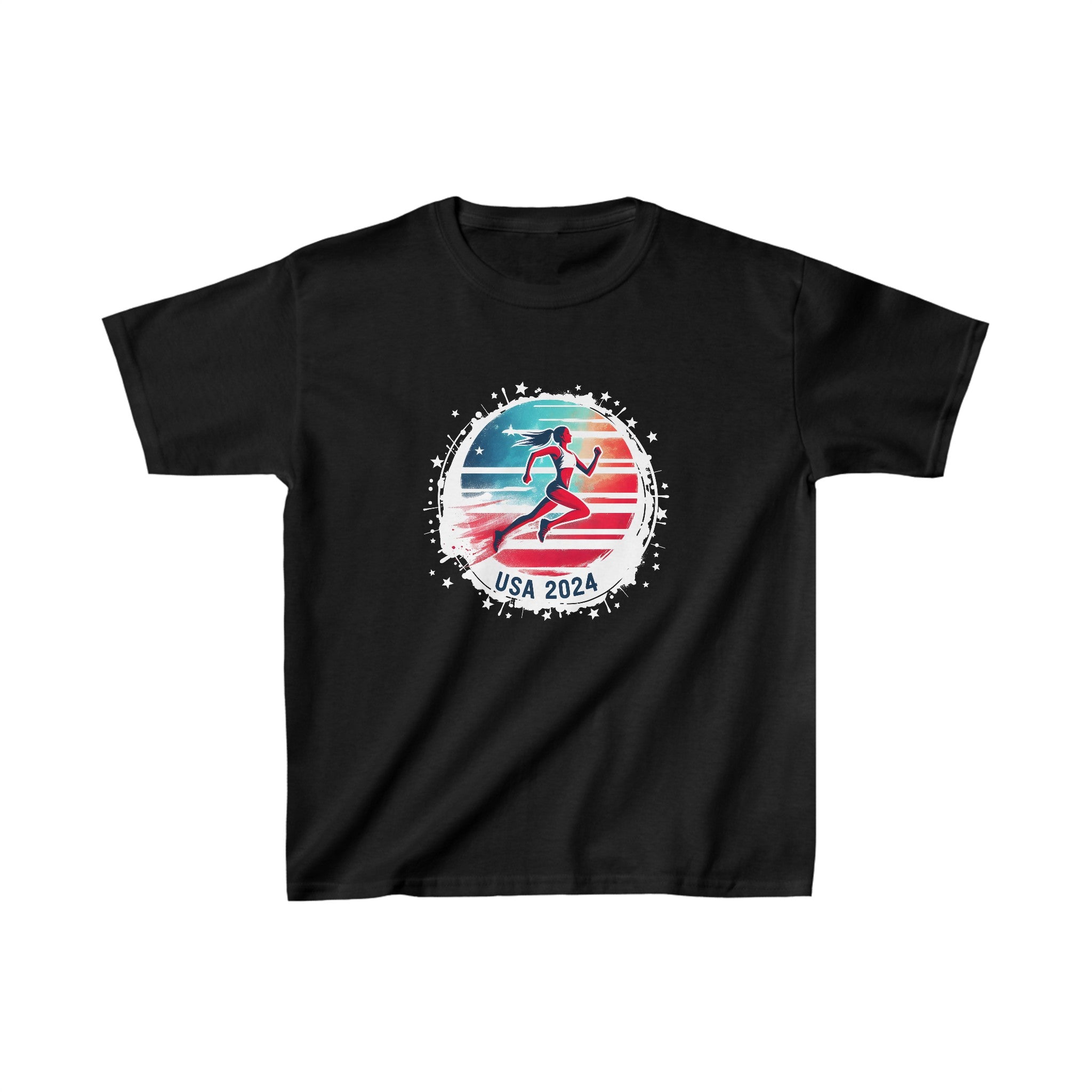 USA 2024 Games United States Track and Field USA 2024 USA Boys T Shirts